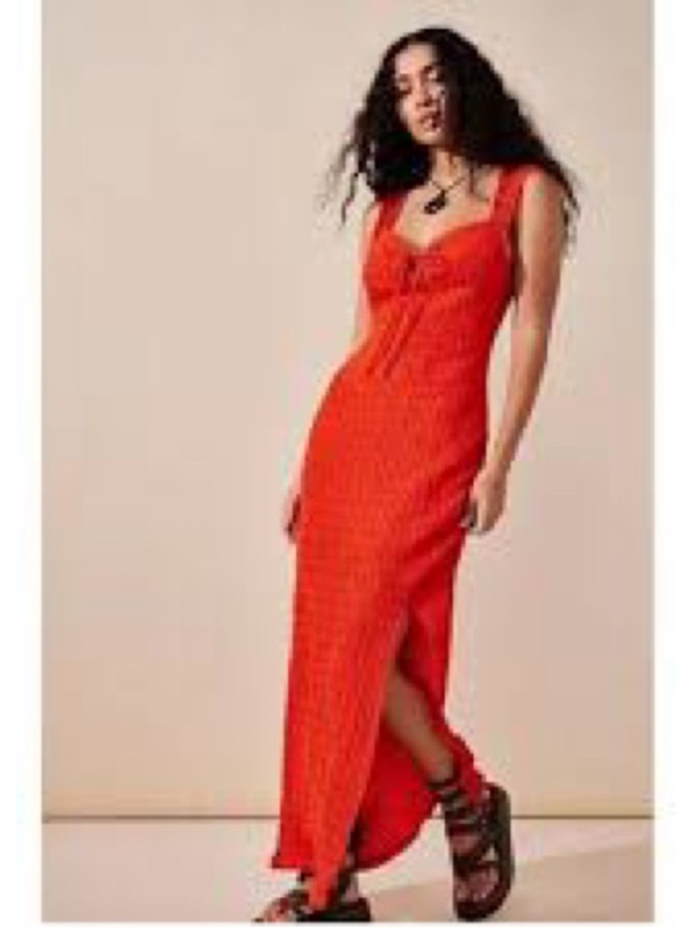NWOT Free People Eleni Bodycon Midi Dress